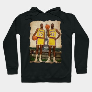 James Worthy and Magic Johnson in Paris Hoodie